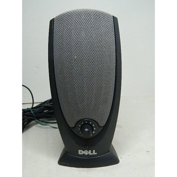 Dell Multimedia Computer Speakers A215 w/ AC Adapter Black Tested & Works - Picture 2 of 10